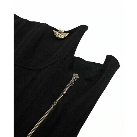 Boys Lie Boys Lie Corset Top Black Strapless Blogger L NWOT $125 - Picture 6 of 9